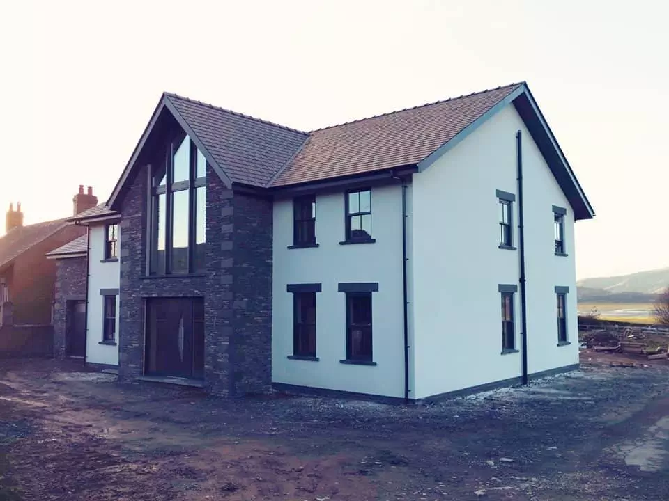 House rendering in Cumbria